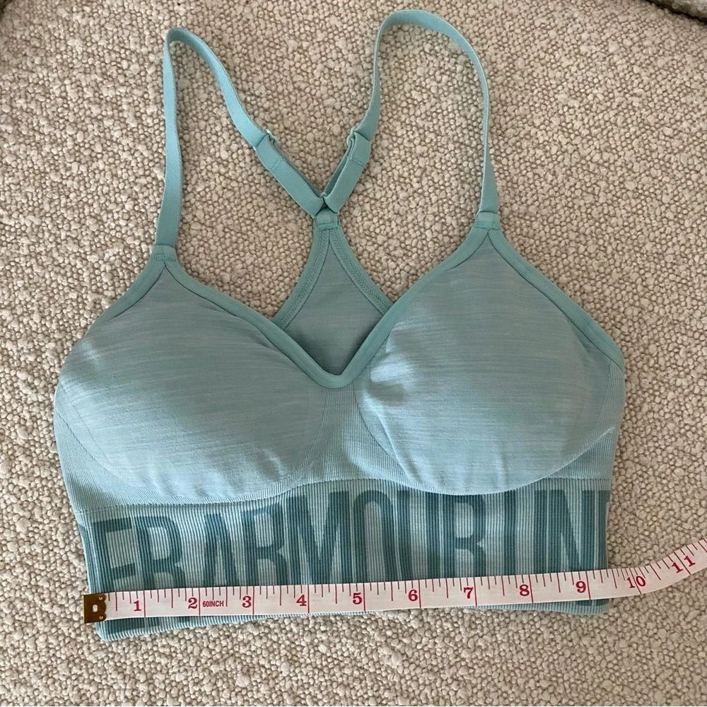 Under Armour Blue Seamless Sports Bra Size XS